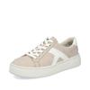 Rieker Morelia Laced Platform Trainer - Beige